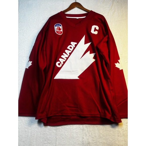 Wayne Gretzky #99 Team Canada Canada Cup Hockey Jersey Red‎ Men's Size XL - Picture 2 of 10